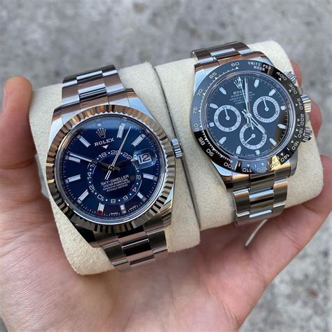 rolex sky dweller vs daytona.